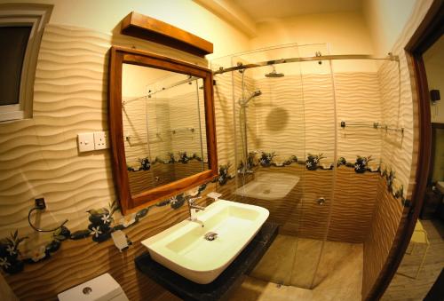 Kylpyhuone majoituspaikassa Vendol Maliga Edge