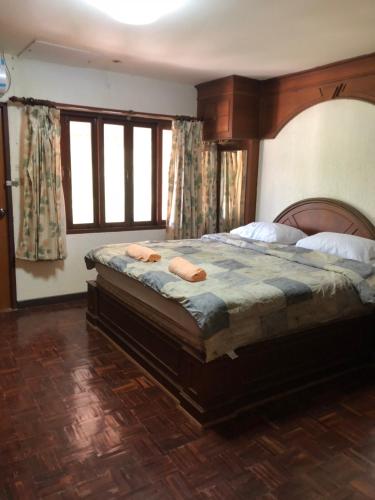 Postelja oz. postelje v sobi nastanitve Dikachaya Hostel
