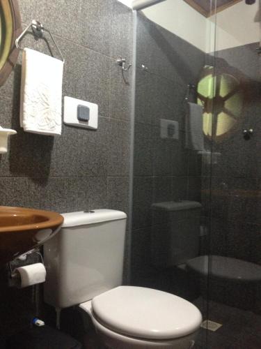 Koupelna v ubytování Entre Arvores Refúgio