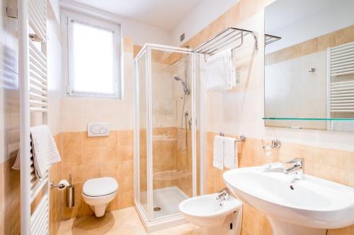 Koupelna v ubytování Hotel San Vito