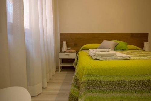 En eller flere senger på et rom på Albergo Felice