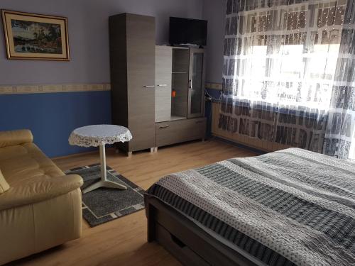 Χώρος καθιστικού στο Kovács Vendégház