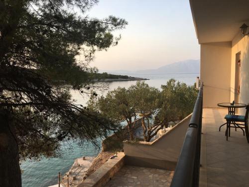 a view of the water from a house at Adriatic Queen in Gdinj