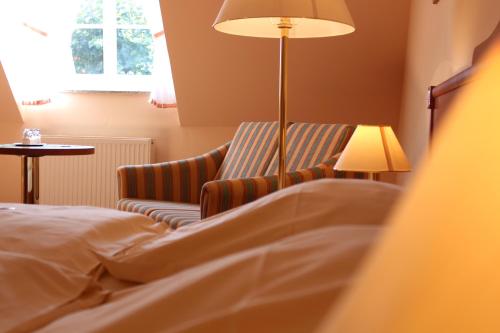 Cama o camas de una habitación en Zur Querensteder Mühle