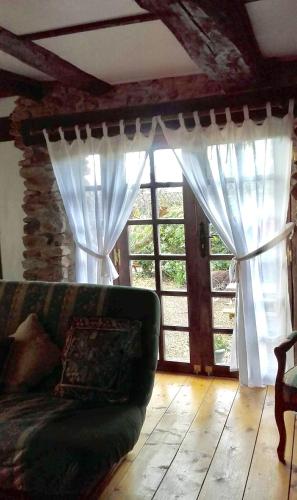 Χώρος καθιστικού στο Gîtes de Camors