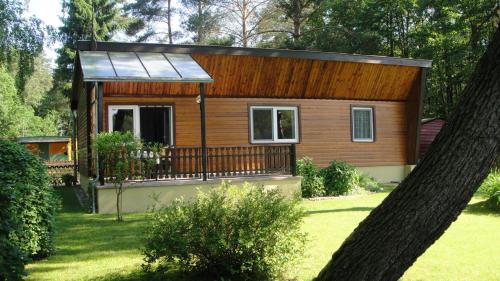 Taman di luar Försterhaus am Linowsee