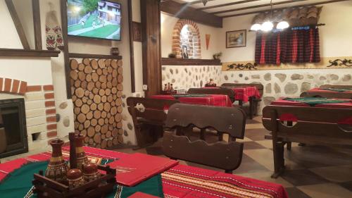 Χώρος καθιστικού στο Keremidchieva Kushta Guest House