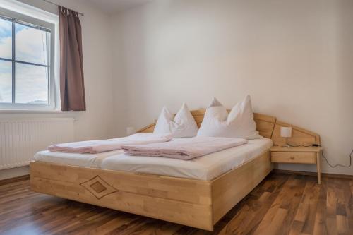 Posteľ alebo postele v izbe v ubytovaní Ferienwohnung Weitental