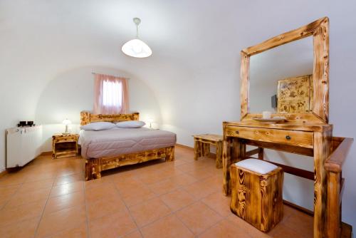 Postel nebo postele na pokoji v ubytování Villa Aegeon