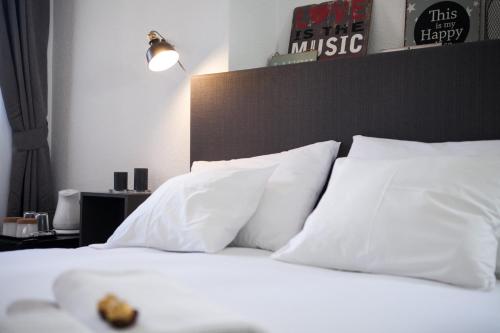 Letto o letti in una camera di Villa Ivanka