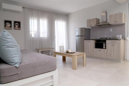 Kuchyň nebo kuchyňský kout v ubytování R&K Suites