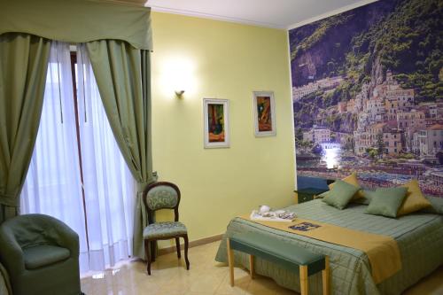 Posezení v ubytování Hotel Ristorante Amitrano