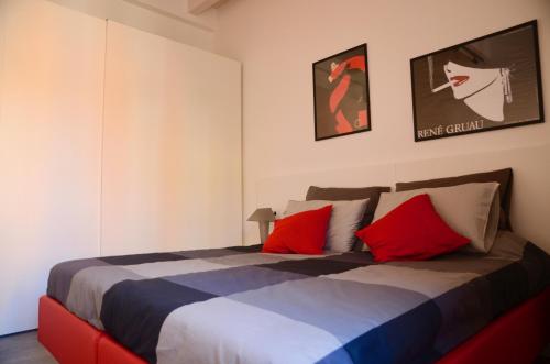 En eller flere senge i et værelse på My Home in Bologna - La Rossa