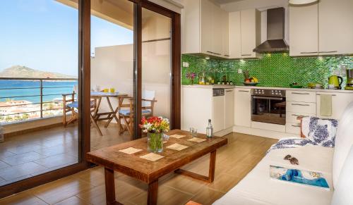 Cucina o angolo cottura di Platanias Sky View
