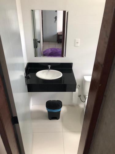 Koupelna v ubytování Hotel Kalilândia