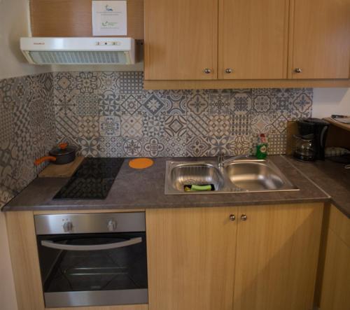 Кухня или мини-кухня в Elena's House
