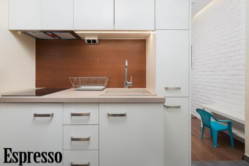 Η κουζίνα ή μικρή κουζίνα στο Espresso