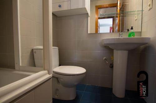 Koupelna v ubytování Cuencaloft Casita de la Luz