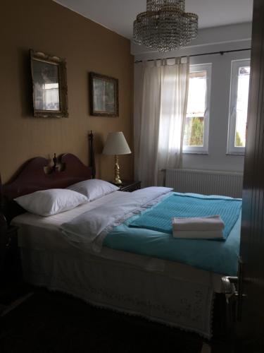 Postel nebo postele na pokoji v ubytování Apartment Nesti in Pristina Kosovo