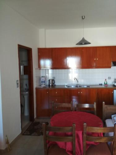 Kuchyň nebo kuchyňský kout v ubytování Flamingo Apartments