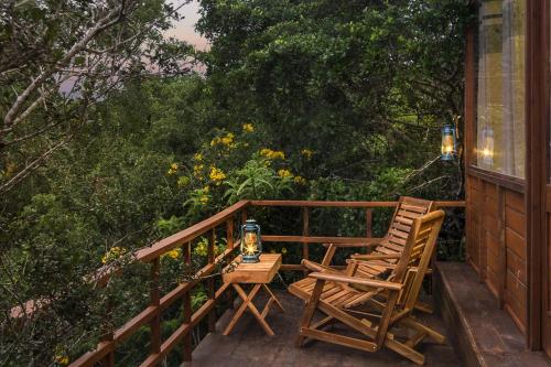 Balkón nebo terasa v ubytování Leopard Nest - Glamping in Yala