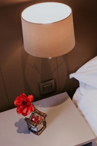 Hotel New Reginaにあるベッド