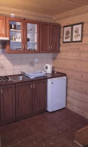 Nhà bếp/bếp nhỏ tại Pokoje gościnne u Danuty