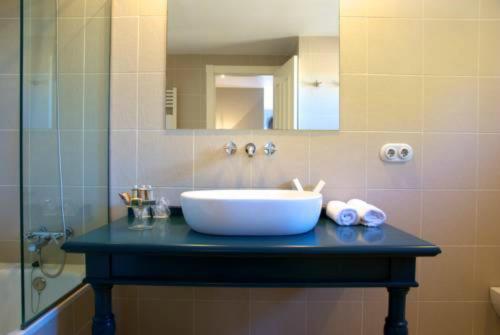 Ένα μπάνιο στο Hotel Villa Monter
