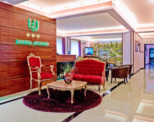Χώρος καθιστικού στο Hotel Jardim