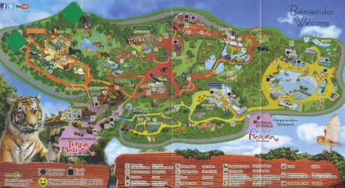 a map of the disney animal kingdom at Apartment RoSol Albir Playa in Albir