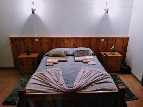 Krevet ili kreveti u jedinici u objektu Miradouro da Branda