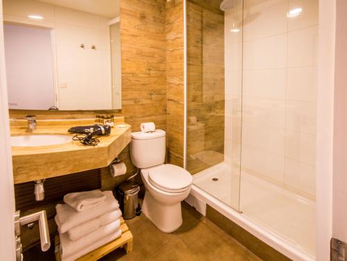 Koupelna v ubytování Hotel Mae