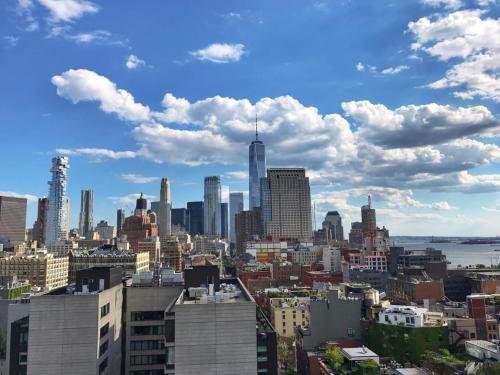 Nespecifikovaný výhled na destinaci New York nebo výhled na město při pohledu z hotelu