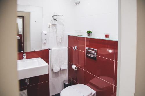 Phòng tắm tại Hotel Larverde