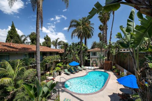 an image of a swimming pool at a resort at Inn by the Harbor in Santa Barbara