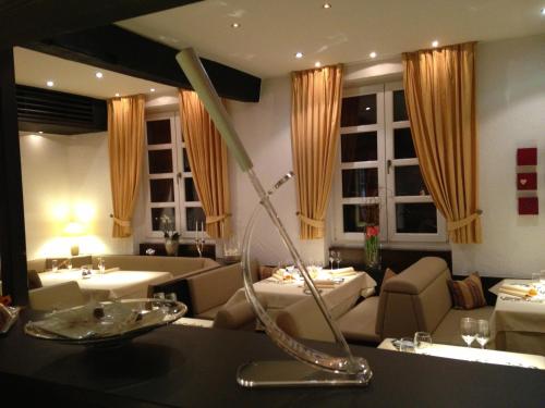 Ruang duduk di Hotel Lindenhof