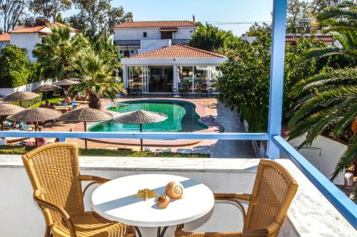 Kolam renang di atau dekat dengan Ostria