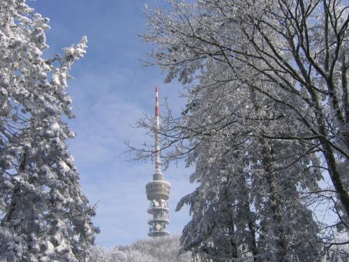 Hotel Tomislavov Dom im Winter