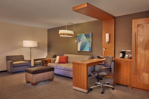 Χώρος καθιστικού στο Hyatt Place State College