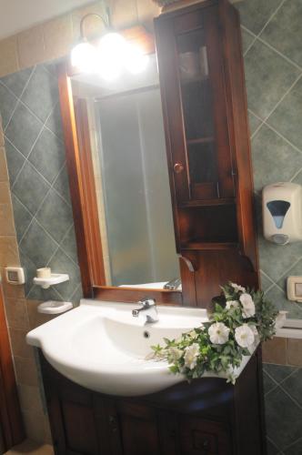 Ένα μπάνιο στο B&B Villa Anna