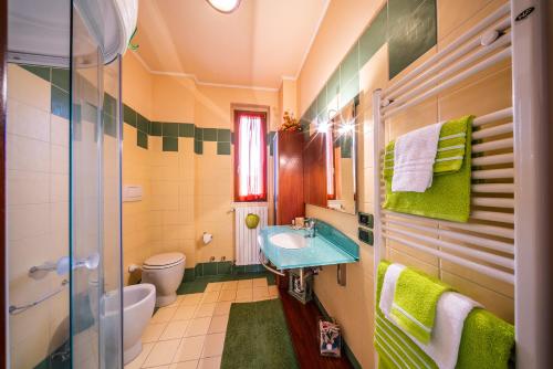 Ένα μπάνιο στο Apartment Margherita