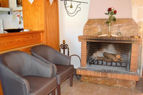 Zona de estar de Stone Mansion