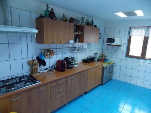 Kuchyň nebo kuchyňský kout v ubytování New Aosta Garden
