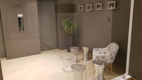 Luxury Residence Suitesにあるベッド