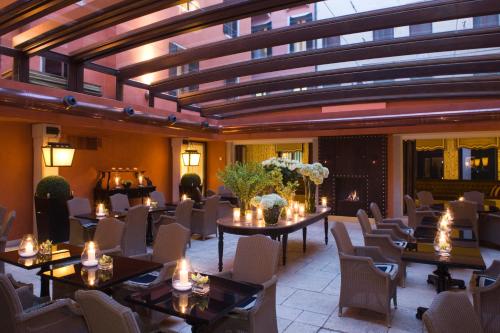 ห้องอาหารหรือที่รับประทานอาหารของ Splendid Venice - Starhotels Collezione