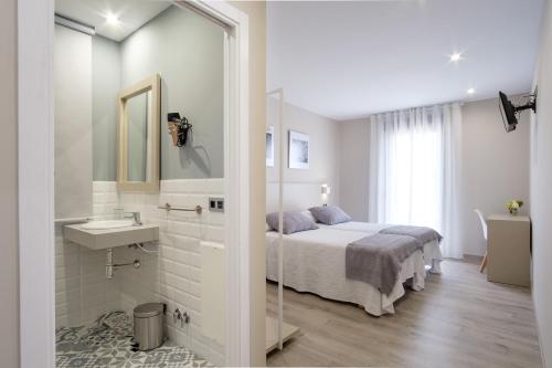 Koupelna v ubytování Casa O Real