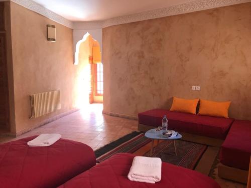 Krevet ili kreveti u jedinici u okviru objekta Riad jasmins & Spa