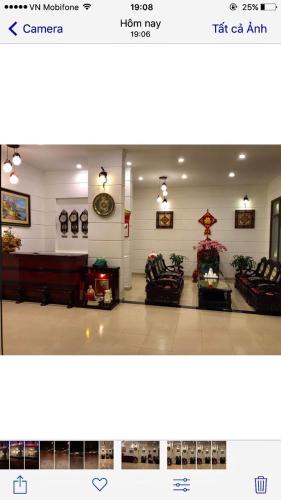 a picture of a lobby with couches and chairs at Nhà Khách T284 in Buon Ma Thuot