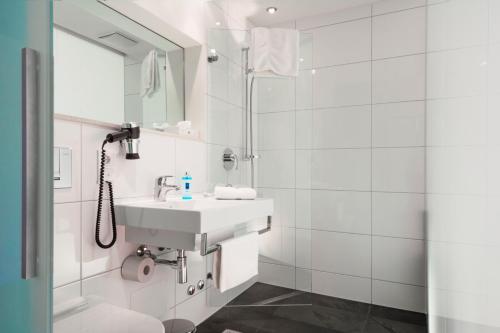 Koupelna v ubytování Parkhotel Schillerhöhe