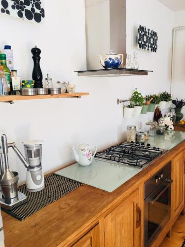 Kuchyň nebo kuchyňský kout v ubytování Casa Delia